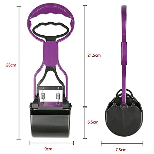 Foldable Pet Pooper Scooper Long Handle
