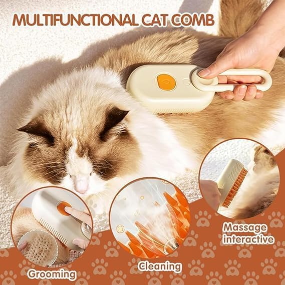 3 in 1 Steam Brush with Handle