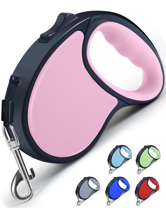 Retractable Dog Leash, 5M Automatic Pet Leash with Padded Handle