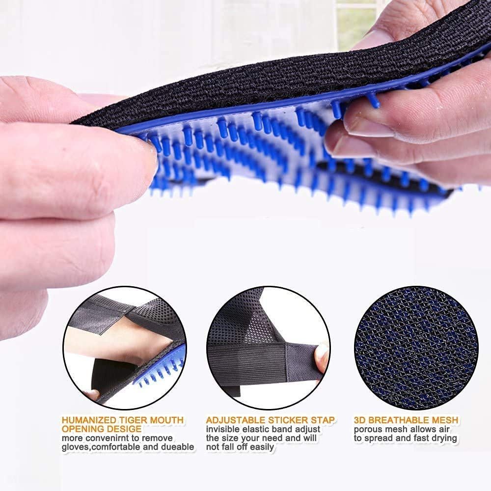 Pet Grooming Brush Glove