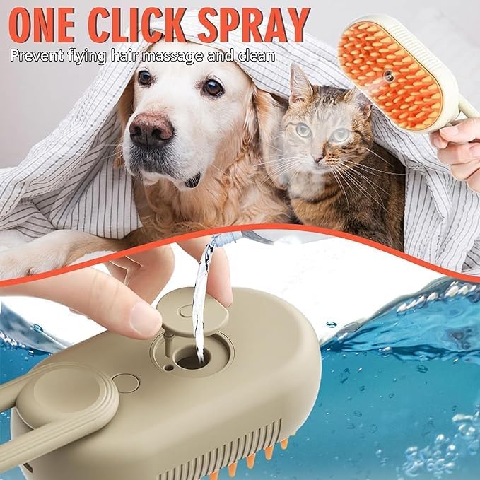 3 in 1 Steam Brush with Handle