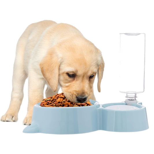 2 in 1 Pet Food and Water Dispenser Bowl