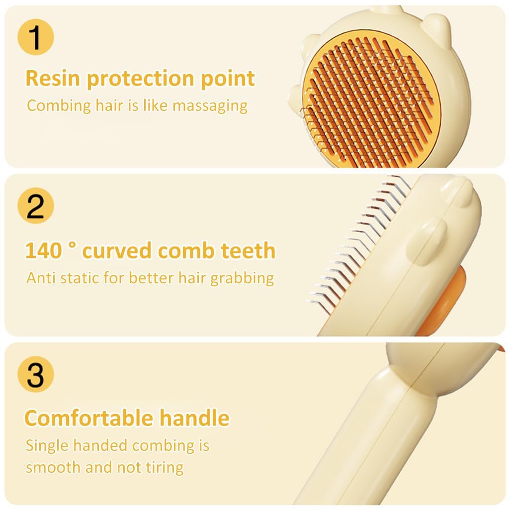 2 In 1 Pet Slicker Grooming Comb