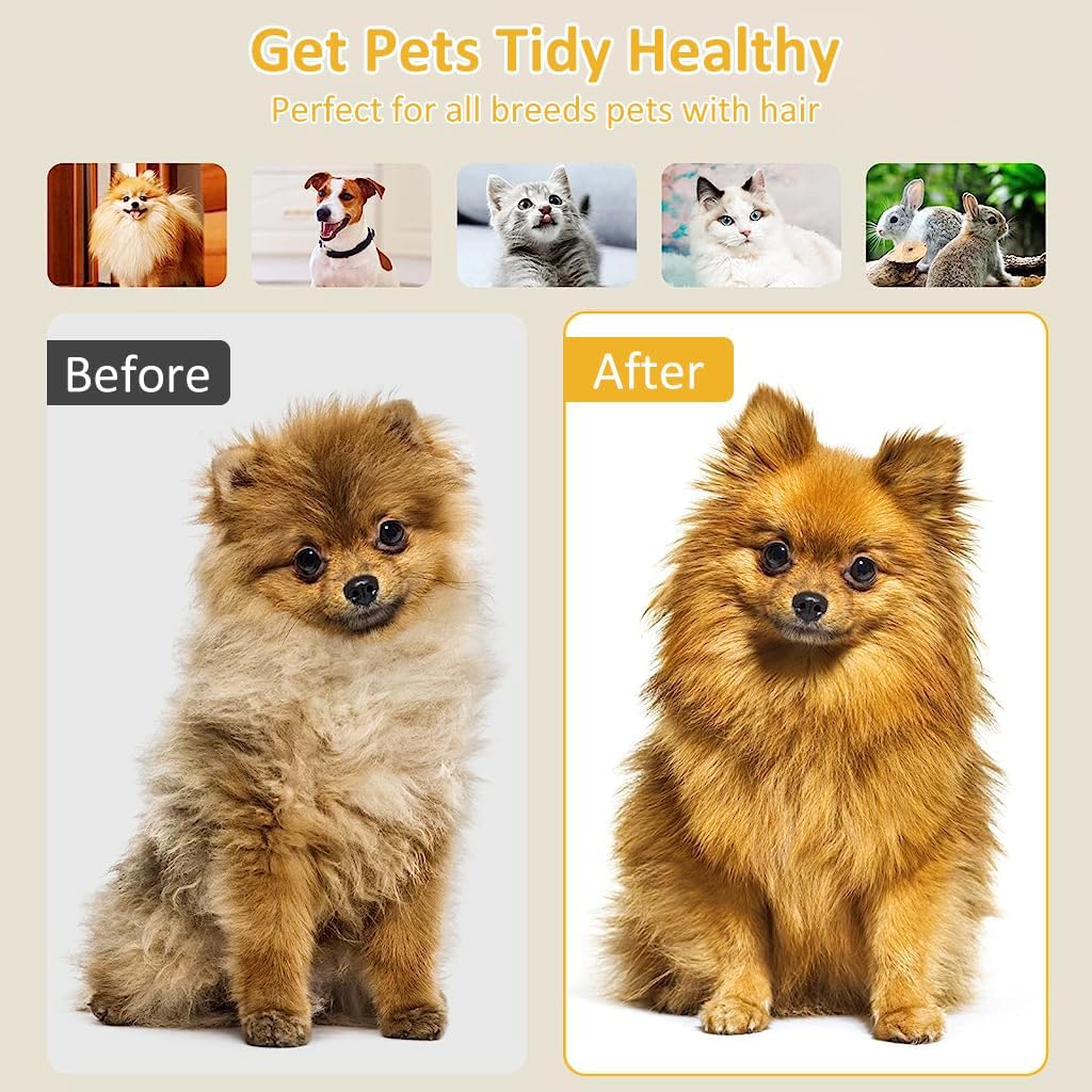 2 In 1 Pet Slicker Grooming Comb