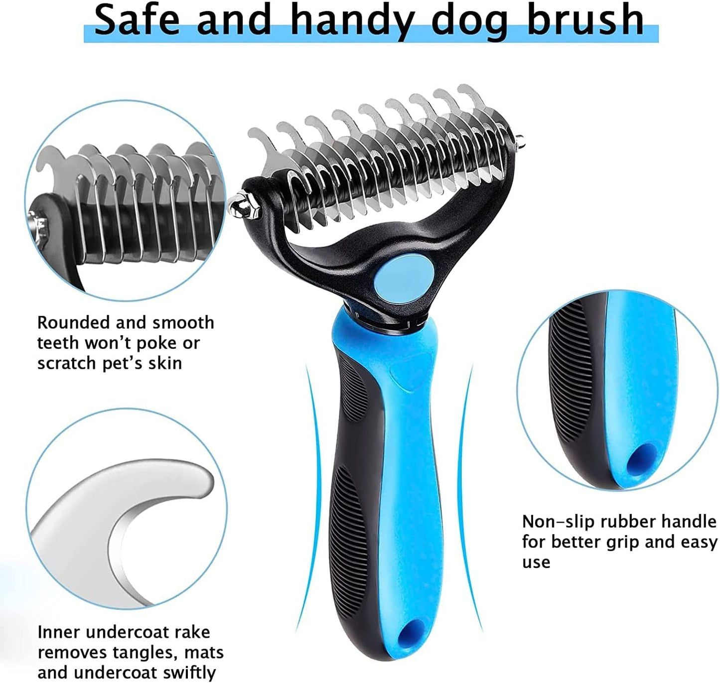 Pet 2 in 1 Grooming Brush