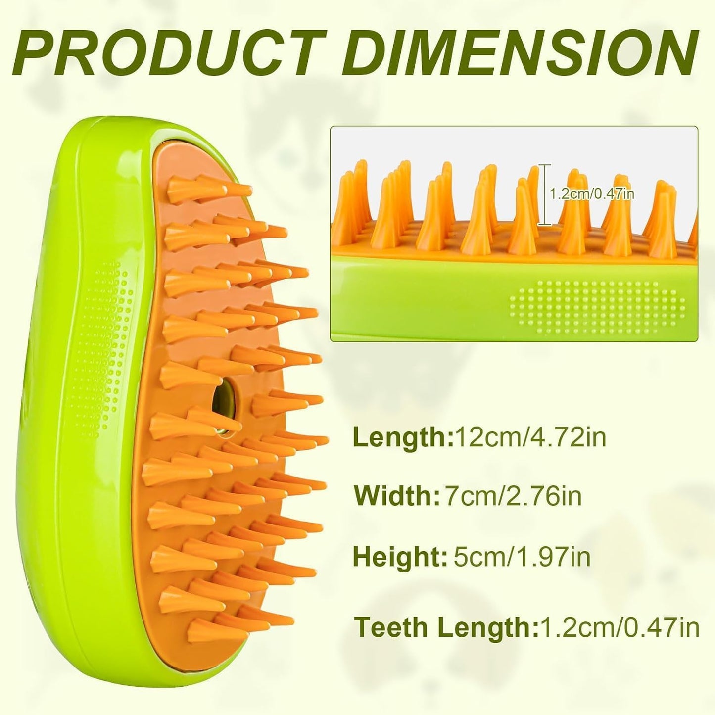 3 In 1 Cat Steam Grooming Brush