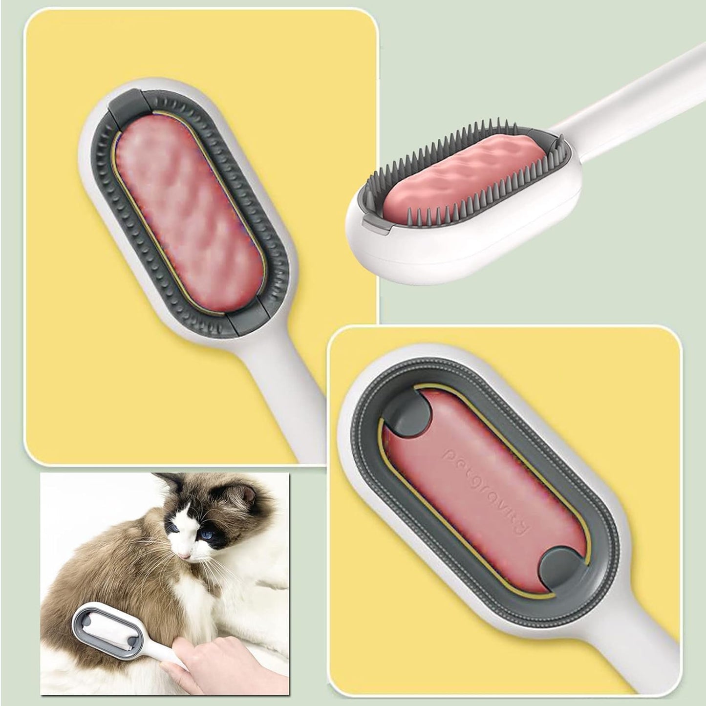 3 IN 1 Pet Cleaning Hair Removal Comb