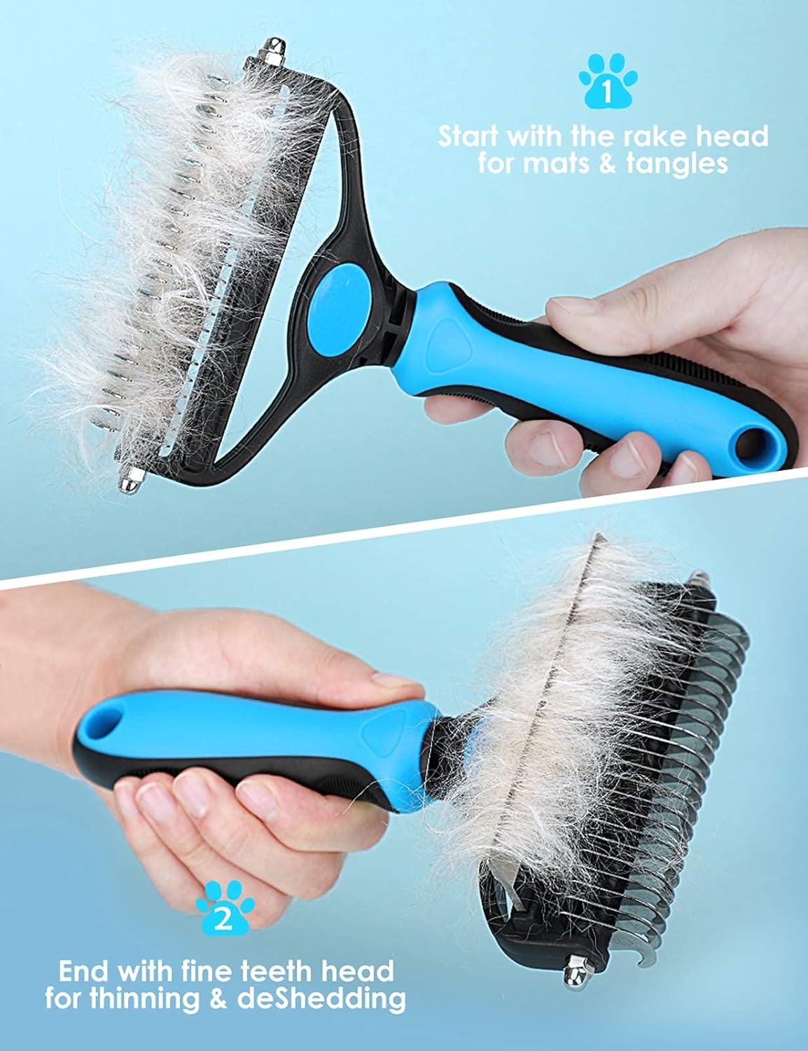 Pet 2 in 1 Grooming Brush