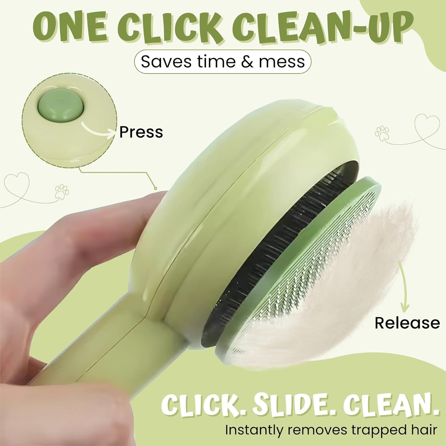 2 In 1 Pet Slicker Grooming Comb