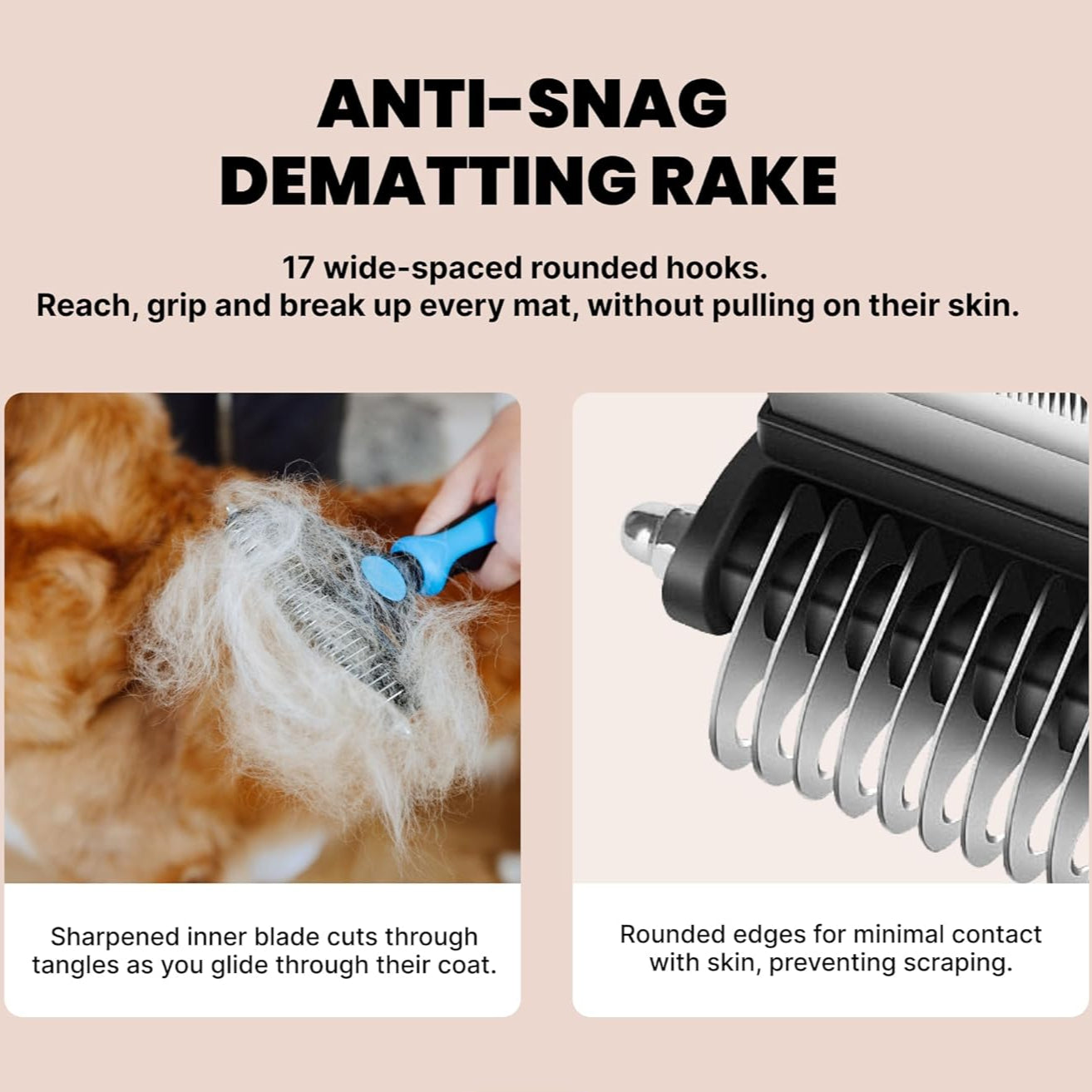 Pet 2 in 1 Grooming Brush