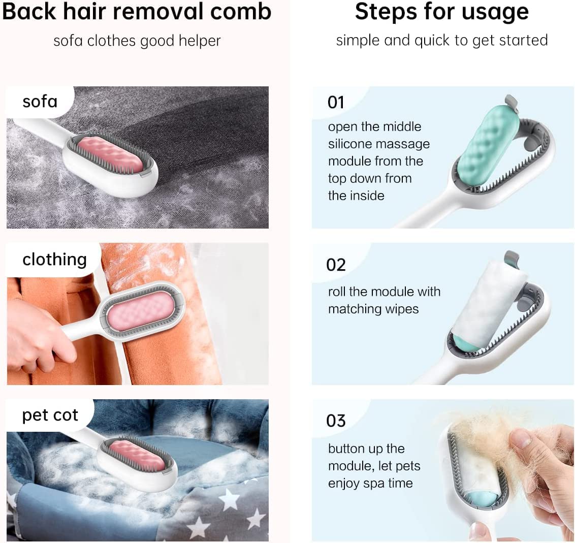 3 IN 1 Pet Cleaning Hair Removal Comb