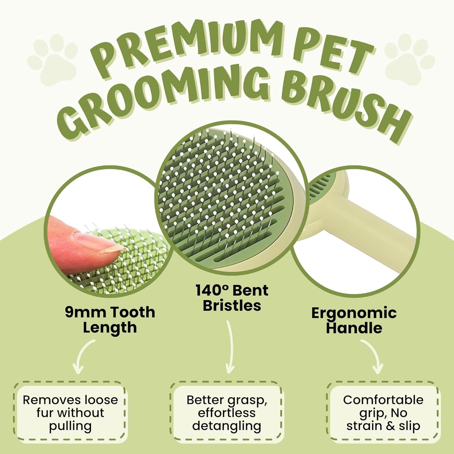 2 In 1 Pet Slicker Grooming Comb