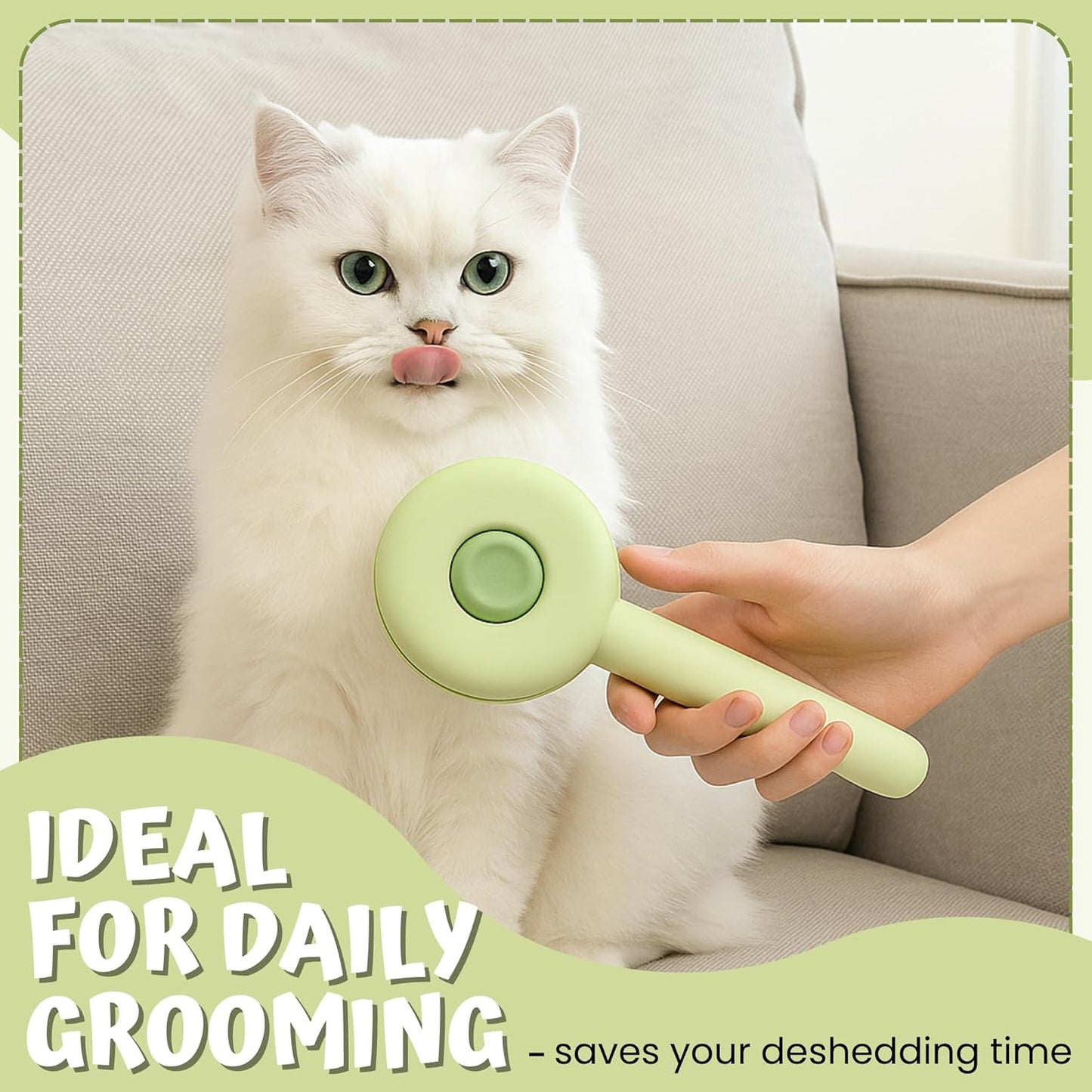 2 In 1 Pet Slicker Grooming Comb