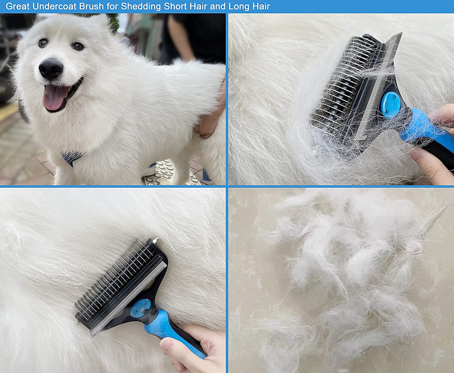 Pet 2 in 1 Grooming Brush