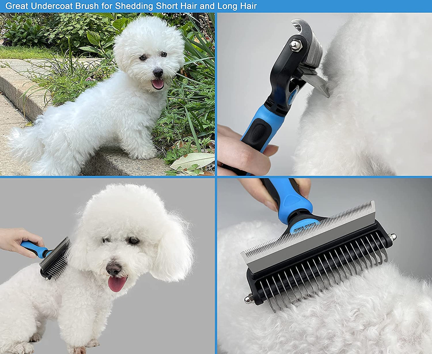 Pet 2 in 1 Grooming Brush
