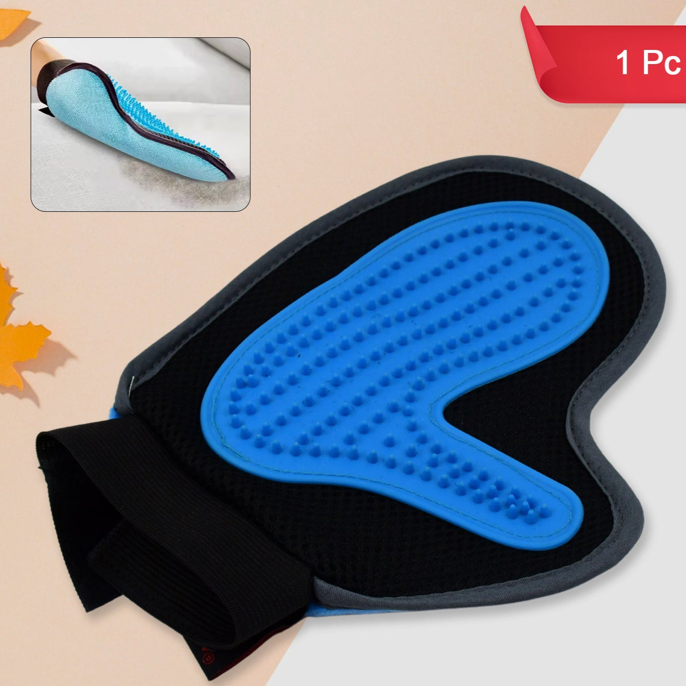 Pet Grooming Brush Glove
