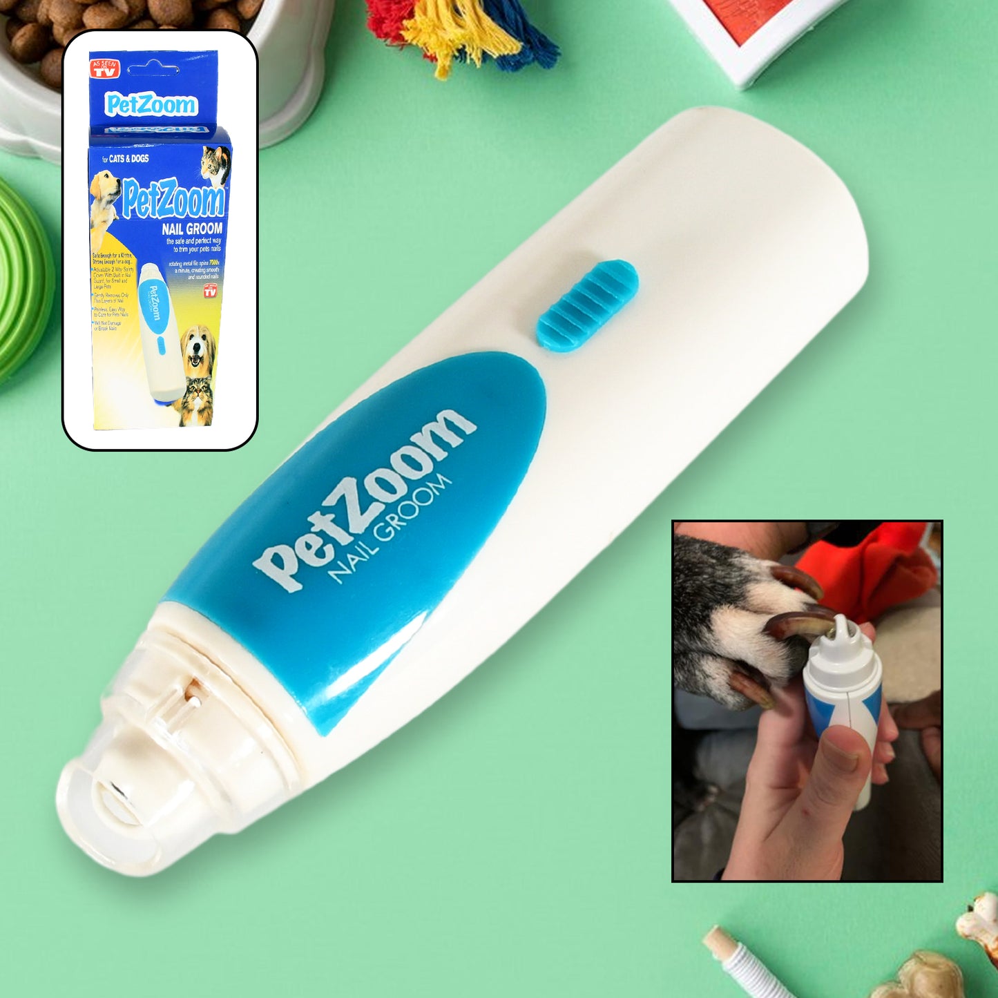 Electric Pet Nail Paw Trimmer