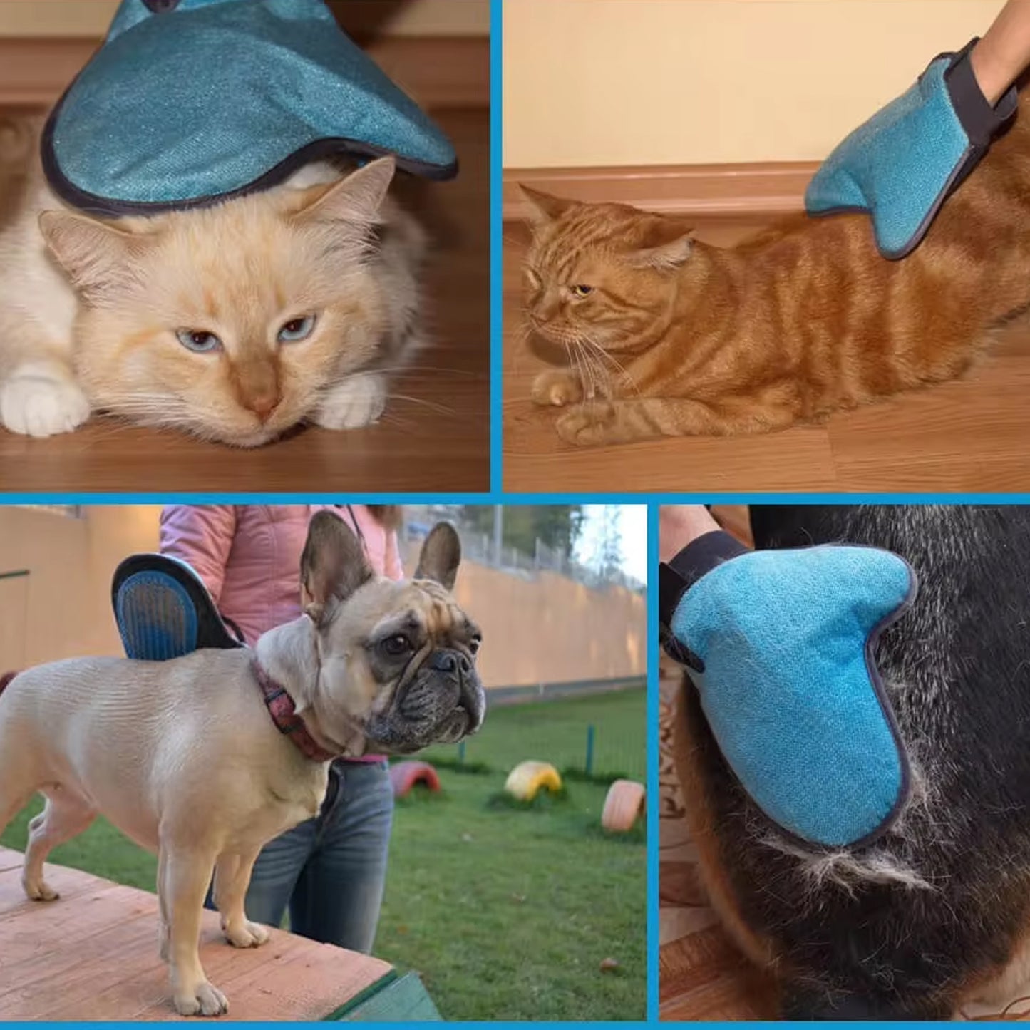 Pet Grooming Brush Glove