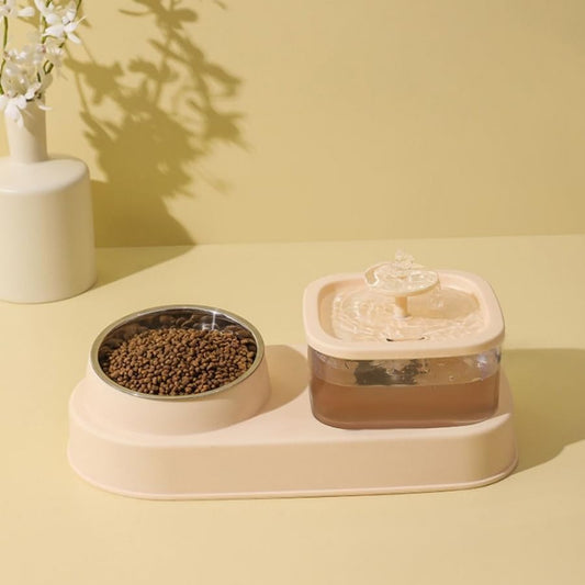 Pet Water Fountain with Bowl