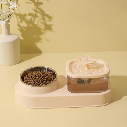 Pet Water Fountain with Bowl