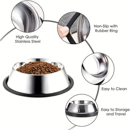Stainless Steel Pet Feeding Bowl