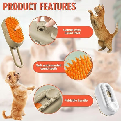 3 in 1 Steam Brush with Handle