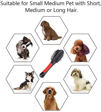Double Sided Pet Grooming and Massaging Brush
