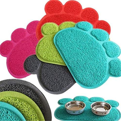 Cat Litter Trapping Mat - (Paw Design, Large)