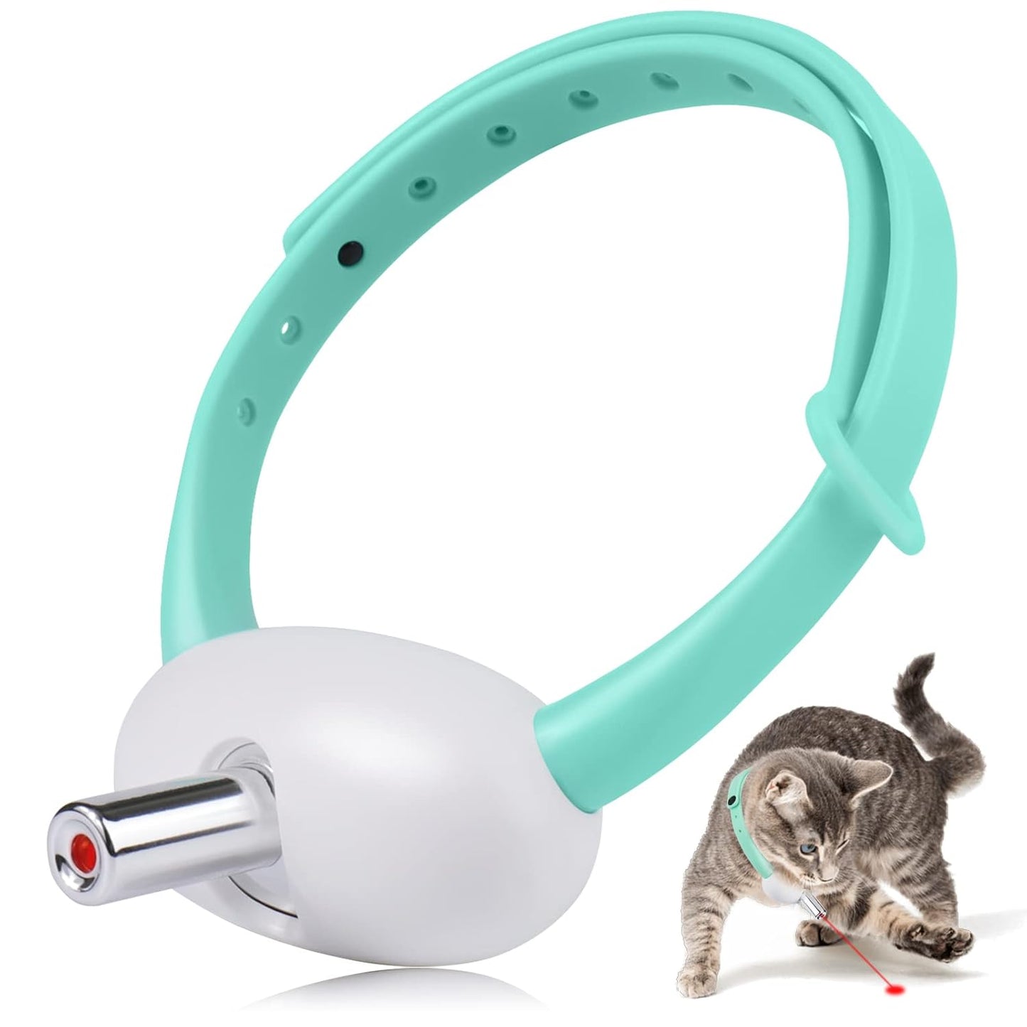 Cat Collar Toy with LED Lights