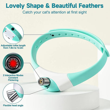 Cat Collar Toy with LED Lights