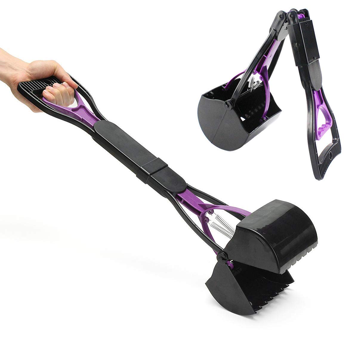 Foldable Pet Pooper Scooper Long Handle