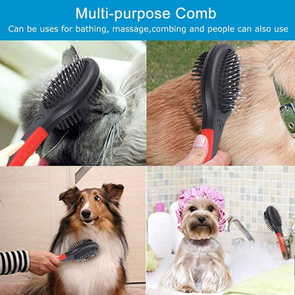 Double Sided Pet Grooming and Massaging Brush