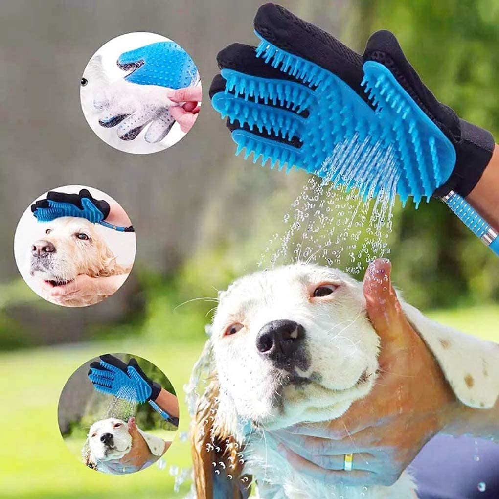 Dog Shower Sprayer Bath Glove