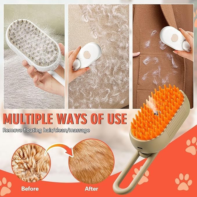 3 in 1 Steam Brush with Handle