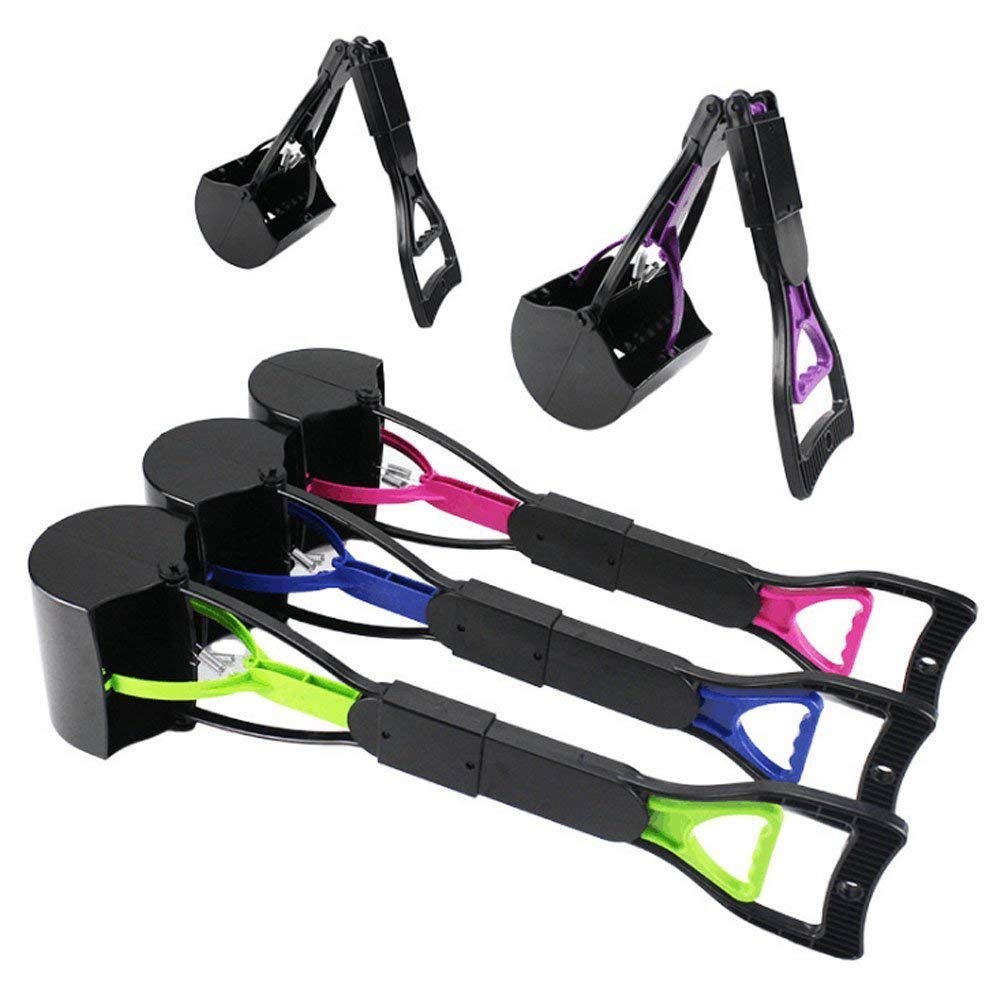 Foldable Pet Pooper Scooper Long Handle