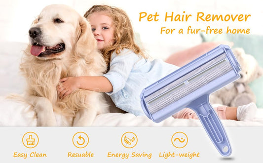 Pet hair remover roller