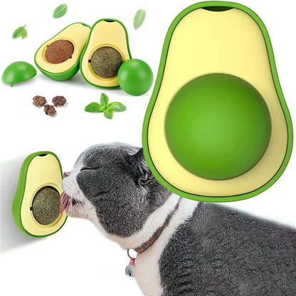 Catnip Avocado Ball Toy