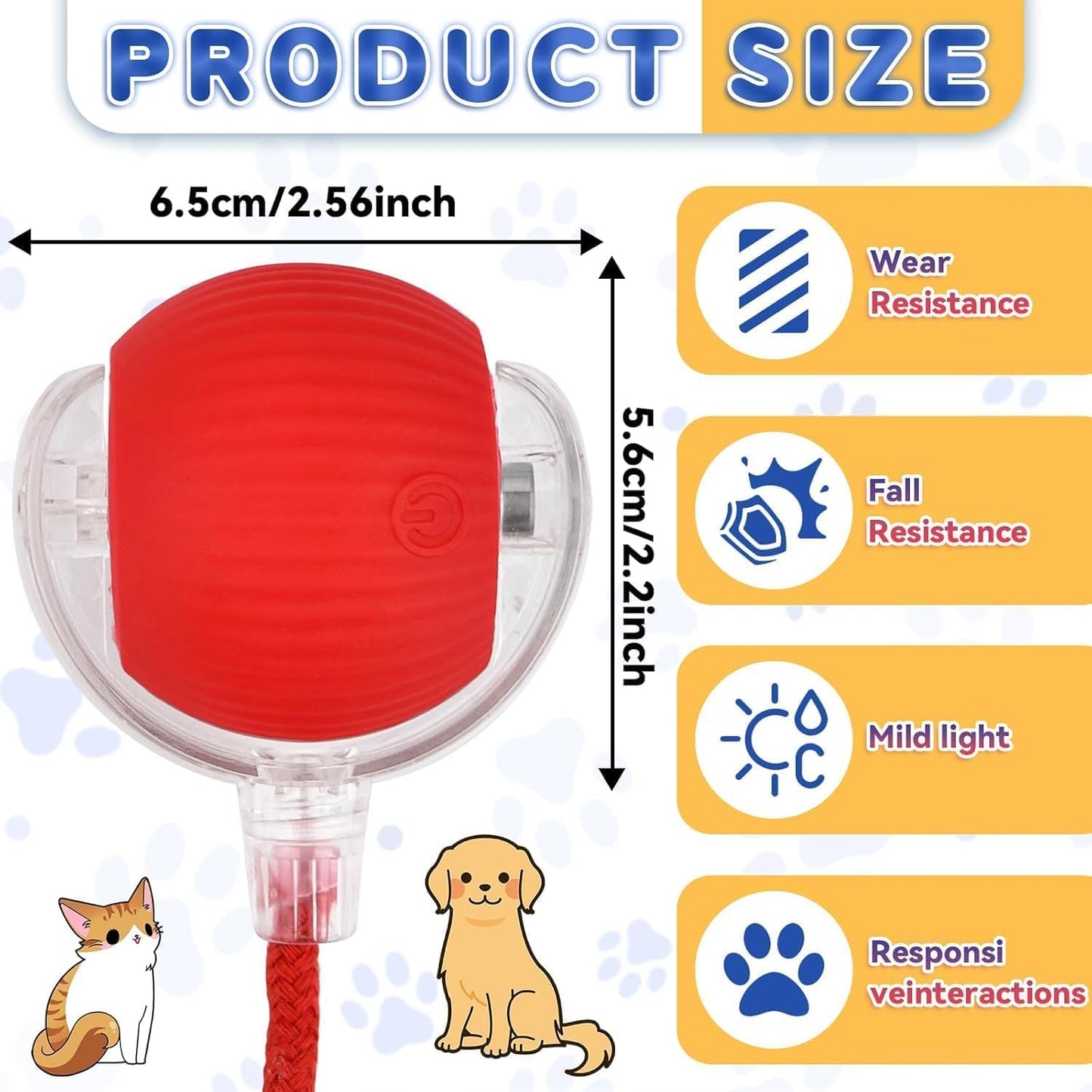 Pet Rolling Dancing Led Ball