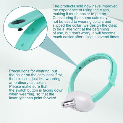 Cat Collar Toy with LED Lights