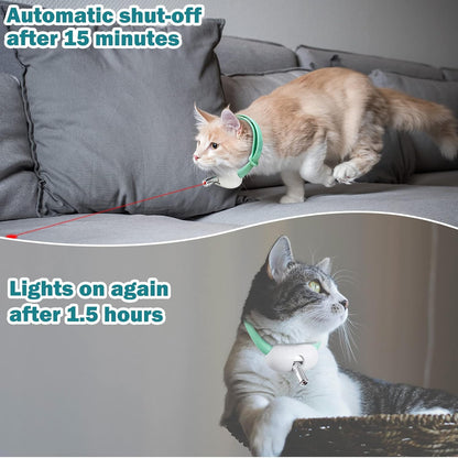 Cat Collar Toy with LED Lights