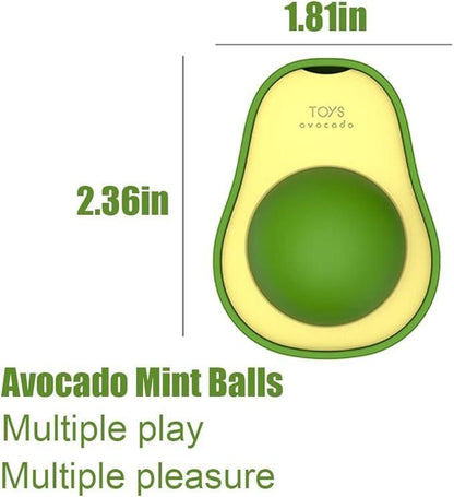 Catnip Avocado Ball Toy