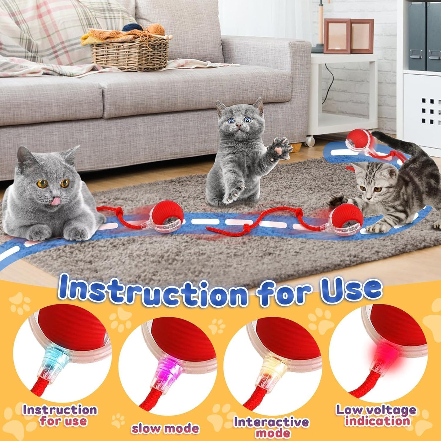 Pet Rolling Dancing Led Ball
