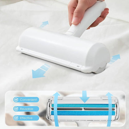 Pet hair remover roller