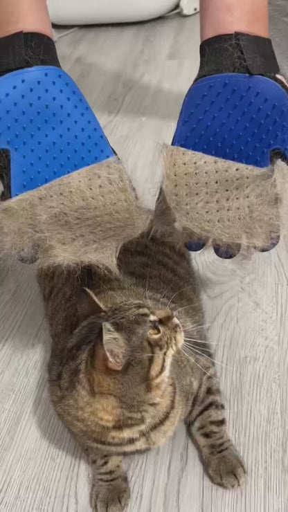 Pet Grooming Brush Glove